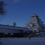 雪化粧した鶴ヶ城